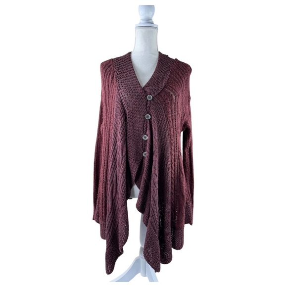 Free People Sweaters - Free People Waterfall Button Cardigan